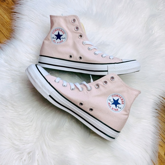 barely pink converse